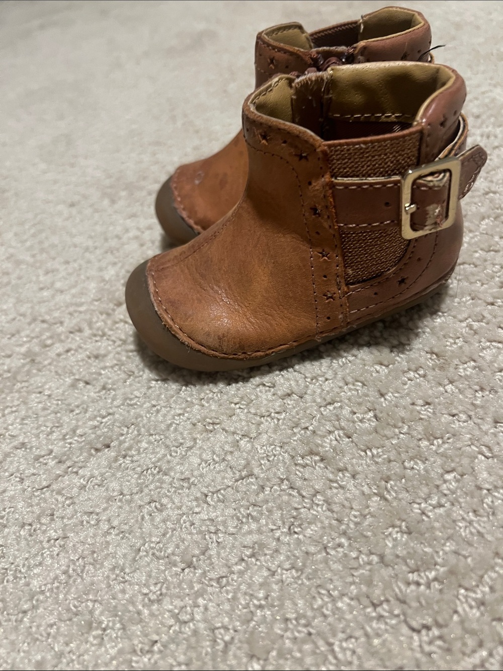 Stride Rite Brown Kids Ankle Boots
